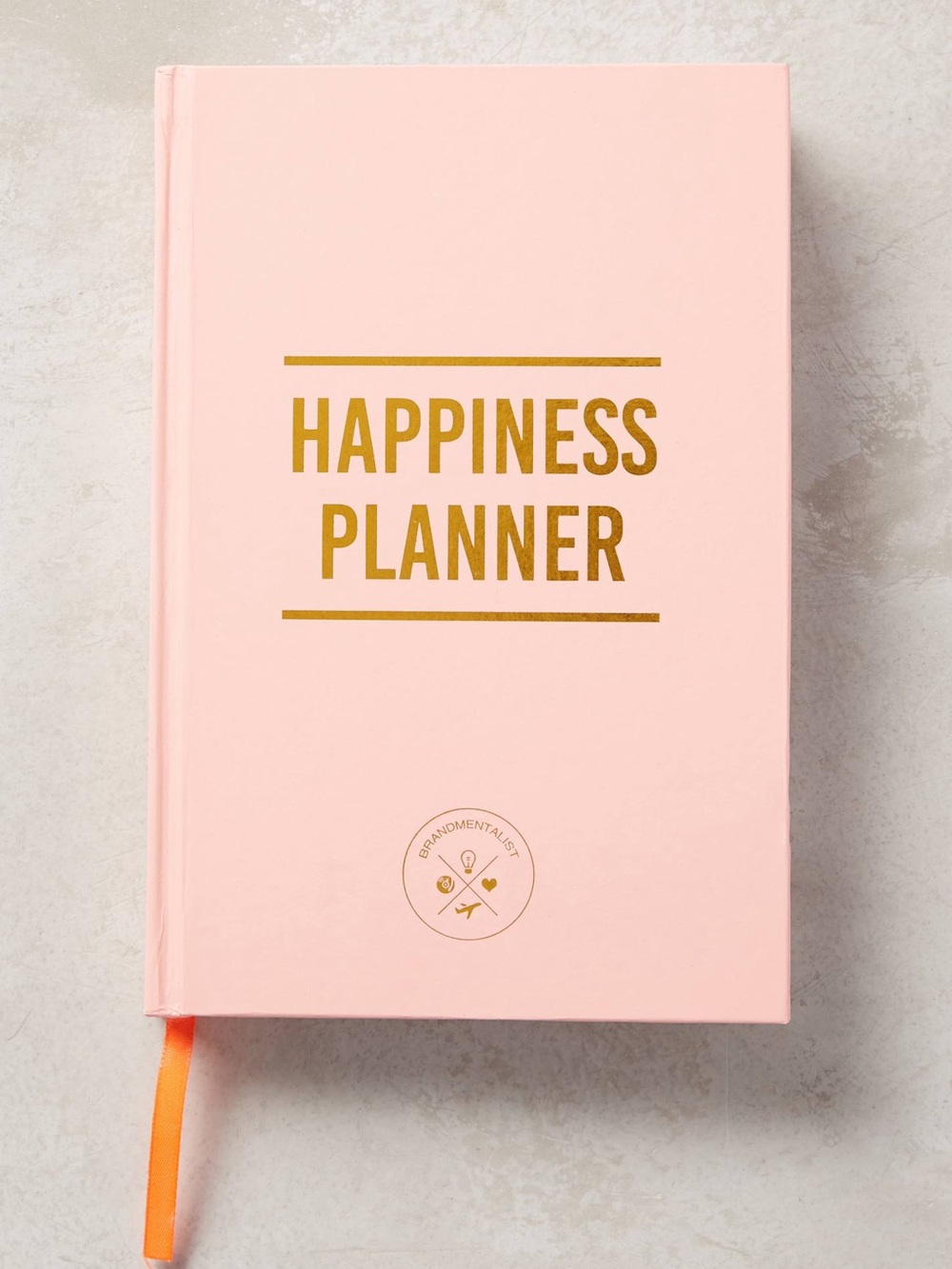 NEW Anthropologie Happiness Planner in Light Pink